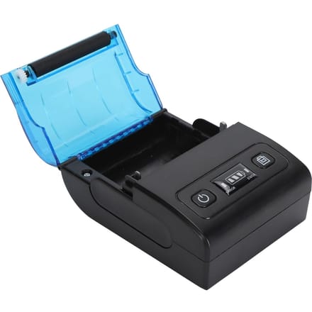 Draagbare Thermische Bonprinter 1500mAh 58mm Meertalige Ondersteuning Bluetooth Mobiele Thermische blue
