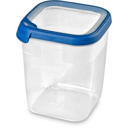Curver Grand Chef Eco Vershoudbakje - 2,6L - Vierkant - Transparant/Donkerblauw