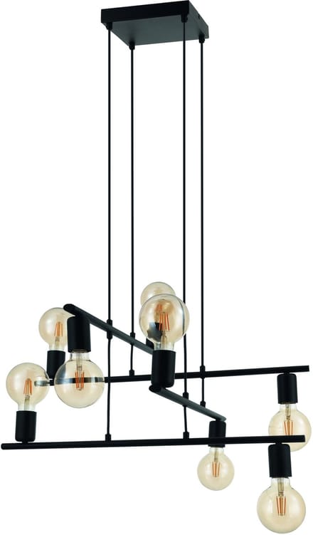 EGLO Mezzana - Hanglamp - E27 - 65 cm - Zwart