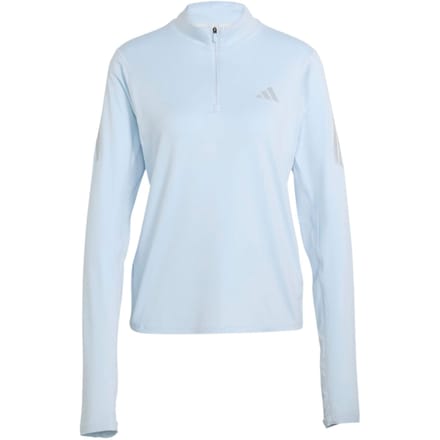 adidas adi365 Zip  Hardloopshirt Dames-blaugrau