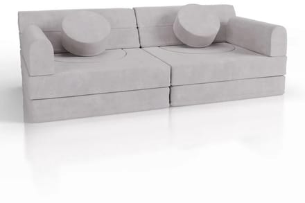 Kinderbank Kayo - Corduroy - Incl. Kussens - Beige