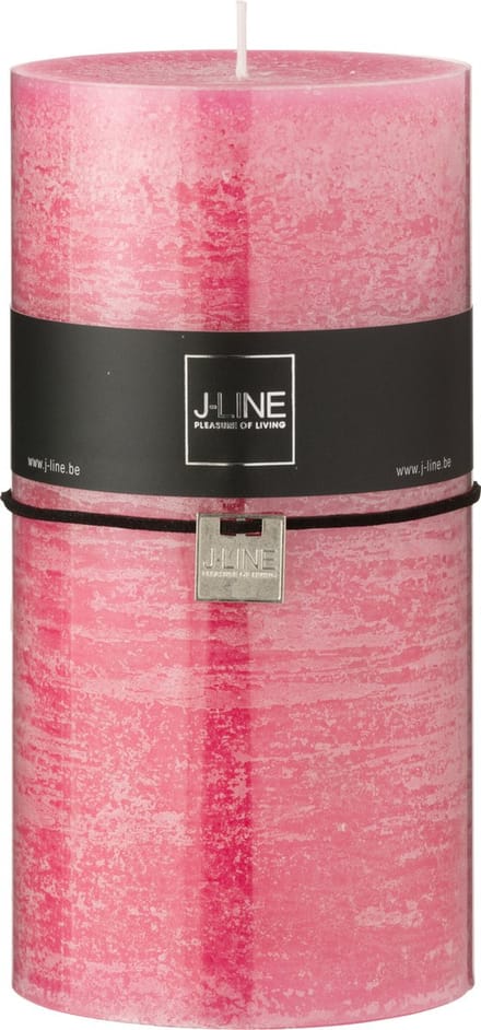 J-Line cilinderkaars - roze - XXL - 150U