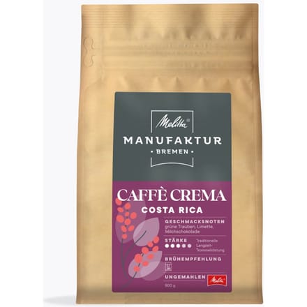 Melitta® Manufaktur Bremen Caffè Crema Costa Rica 500g
