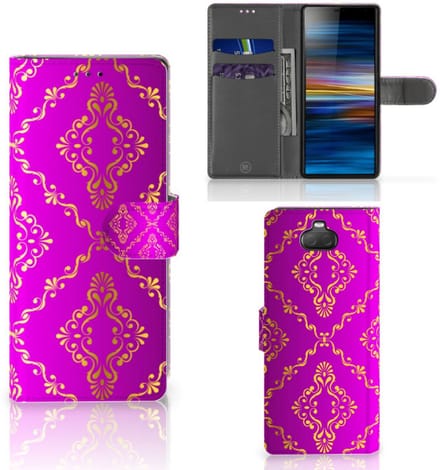 Wallet Case Sony Xperia 10 Barok Roze