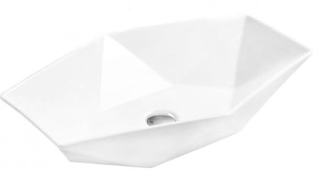 Mexen Elena opbouw wastafel 63 x 41 cm, wit - 21476300