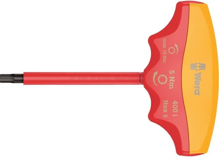 Momentschroevendraaier Inbus 4.0 mm met VDE Isolatie - Koppelindicator