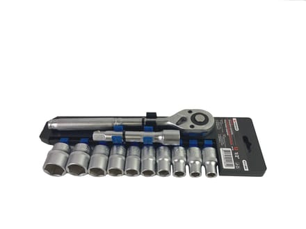 Forsage F-012-5 MSA - Dopsleutelset - Chroom-Vanadiumstaal - 12-delig