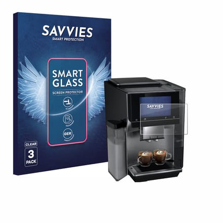 3 Stuks Savvies Screenprotector - geschikt voor Siemens EQ700 - beschermfolie glas transparant
