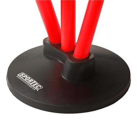 Sportec Rubberen Voet 3 Gaats Zwart