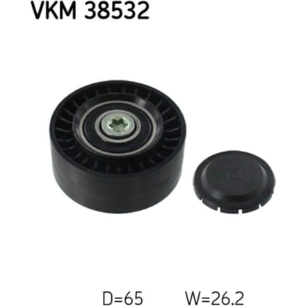 Rondsel/geleiderpoelie, V-riem SKF VKM 38532
