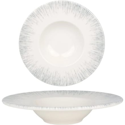 Bonna Pastabord - Iris - Porselein - 24 cm (270cc) - set van 2