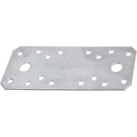 Alberts Verbindingsplaat - Verzinkt Staal - 96x35x2,5mm