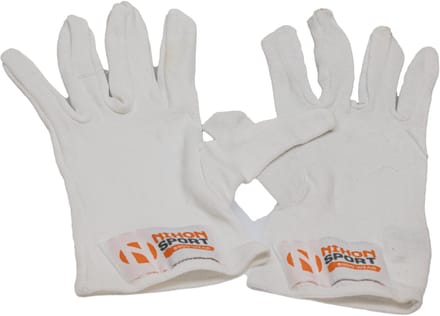 Binnenhandschoen met vingers (inner glove) Nihon | Wit