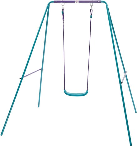 Plum Schommelset Single - Metaal - Verstelbaar - Buiten - Turquoise