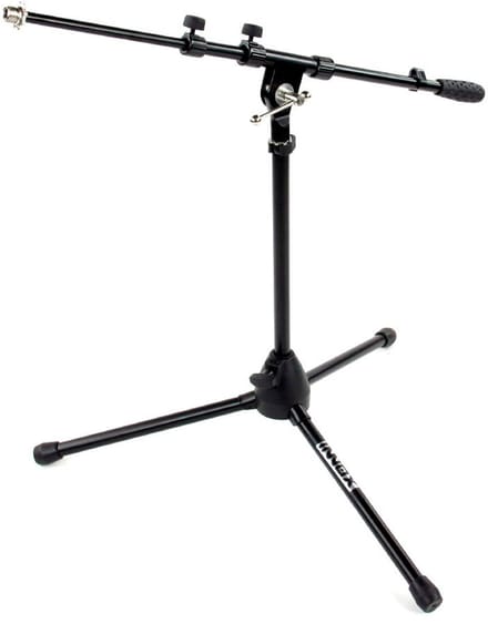 Kort microfoonstatief - Innox IVA 04 - Zwart