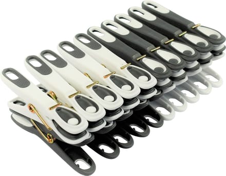 Laguelle Wasknijpers - Grijs - 20 Stuks