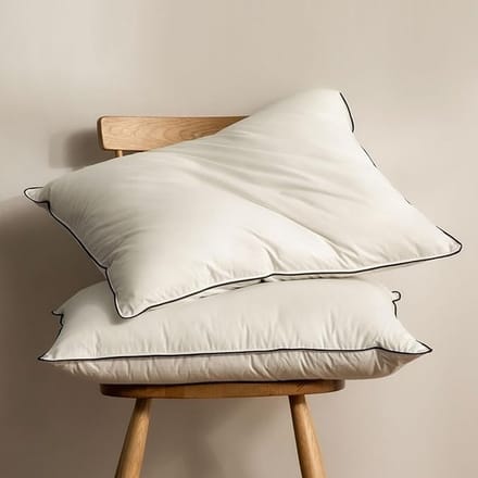 Set van 2 Hoofdkussens 50x75 cm – Zacht Medium Donskussen