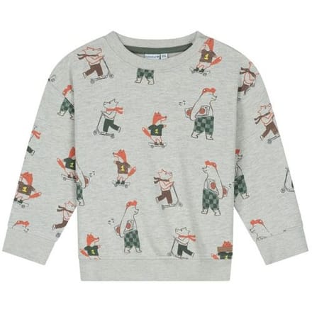 Prénatal baby sweater Dark Brown Melange 68 heren