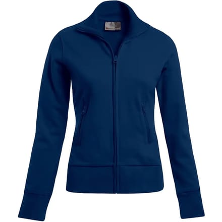Dames sweatshirt met hoge kraag en rits Promodoro