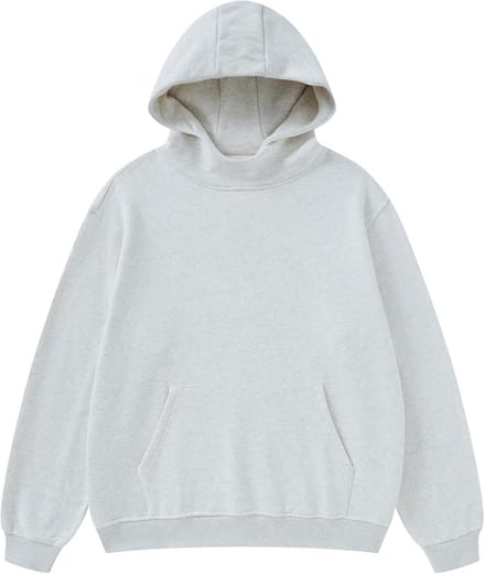 Oversized Katoenen Hoodie voor Heren met Kangoeroezak
