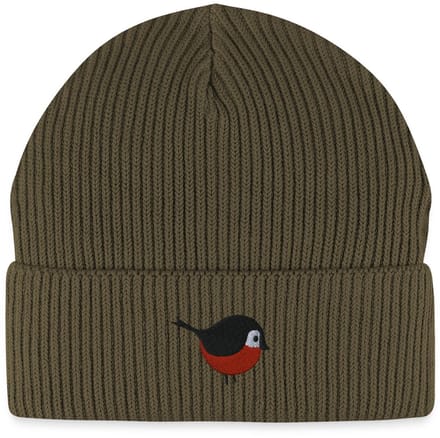 Geborduurde Vogel Uniseks Bio Fisherman Beanie