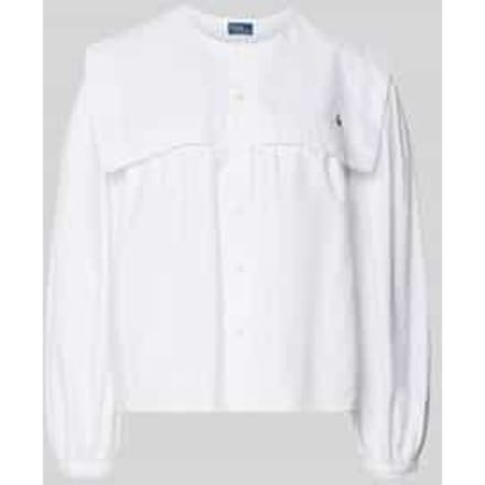 Overhemdblouse met matrozenkraag