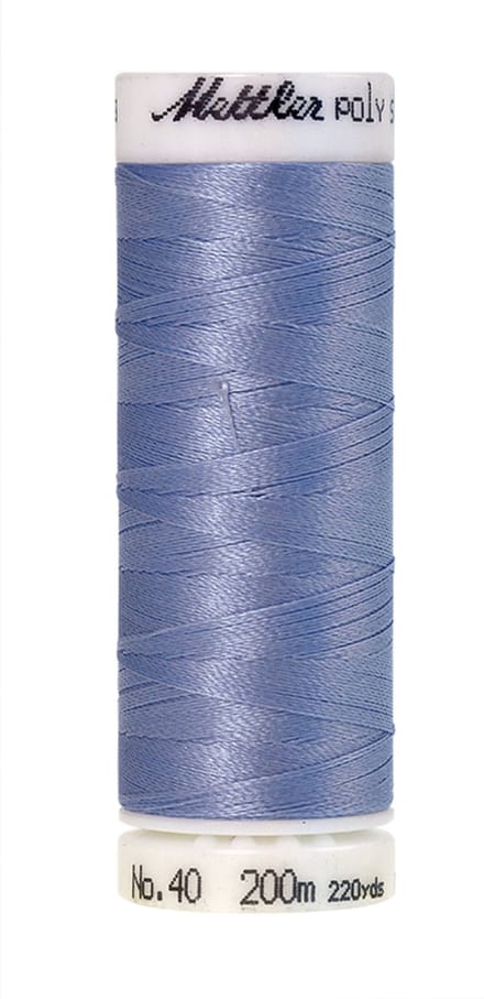 Mettler borduurgaren - Blauw - Nr 3640 - Polysheen - 200 meter