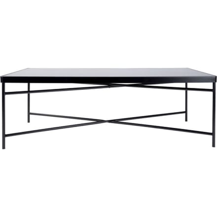 Leitmotiv Salontafel Smooth - Rechthoek Mat Zwart - 120x60x40cm - Modern