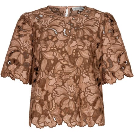 Amaya Amsterdam Meggan Top Blouses Dames - Camel - Maat S