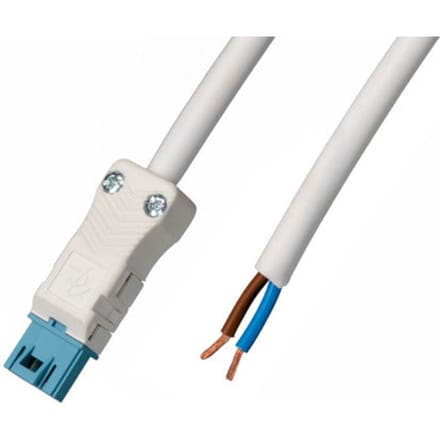 DALI B2Ca 2-Pin Aansluitkabel 1.5Mm2 50Cm Wit Blauw - 22596