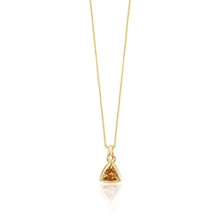 Petit Comité - Ketting Dames Geboortesteen Geel Topaas November (Goud) | Cadeau Dames