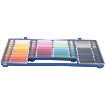 32 Kleur 64 Naaigaren Set Opbergdoos Naaimachine Accessoires Naaigereedschap Set gray