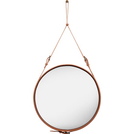 Gubi - Adnet Spiegel Circulaire - bruin - Ø 45 cm