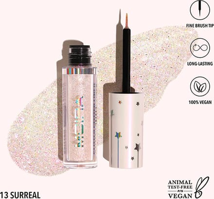 Moira Glitter Glitter Liner - 13 - Surreal - VEGAN - Korean Beauty - Eyeliner - 2.5 ml