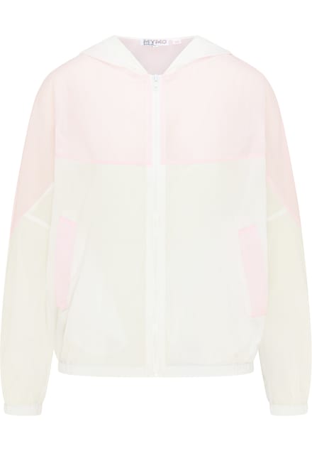 Mymo Windbreaker Dames Wit Roze