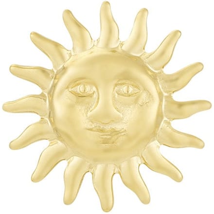 Sun Aura Pin - Goldfarben / Edelstahl