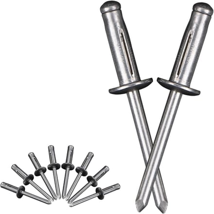Dome Head Blind Rivets van Aluminium, 4.8 mm x 16 mm, Pop Rivets Assortiment voor Diverse Toepassingen