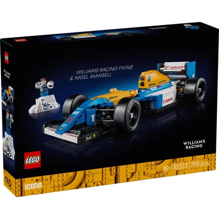 LEGO 10353 Williams Racing FW14B en Nigel Mansell Formule 1 Auto Bouwsets