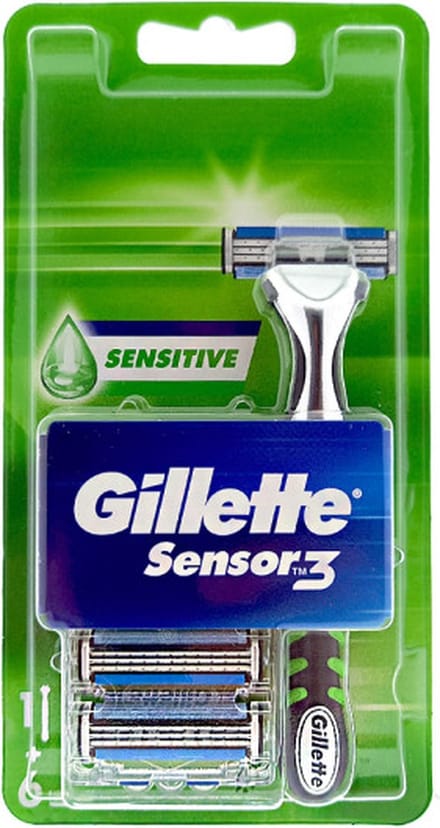Gillette Sensor 3 Shaving Set - Sensitive