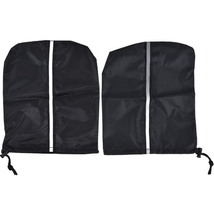 Housse de rétroviseur universelle noire 33 x 27 cm pour voiture black