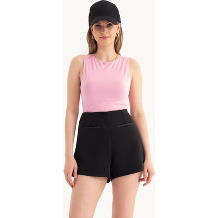 Halternek Cut Out Crop Top