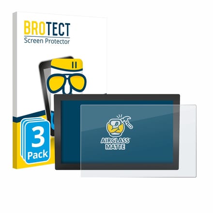 BROTECT - Screenprotector voor WAGO Web Panel 400 762-3405 - Folie Beschermfolie Beschermglas matte 3 Stuks