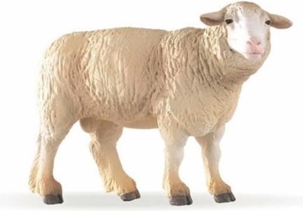 Speelfiguur - Boerderijdier - Schaap - Merino