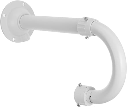 Telescopische Muurbeugel - Verstelbare Camerasteun - Bewaking Uitbreiden - Aluminiumlegering - 42 cm - Wit