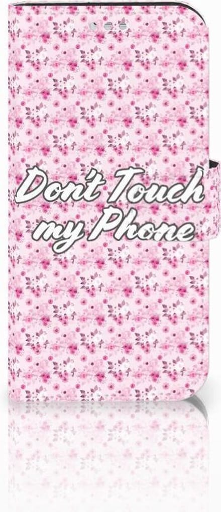 Samsung Galaxy S7 Portemonnee Hoesje Flowers Pink DTMP