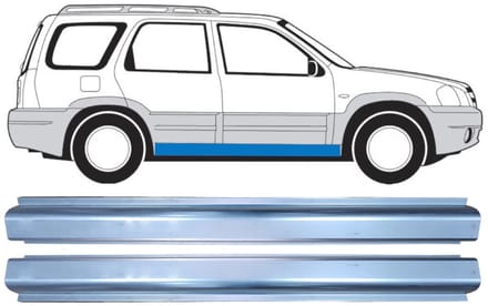 Reparatie dorpel voor Mazda Tribute 2001-2008 / Links + Rechts