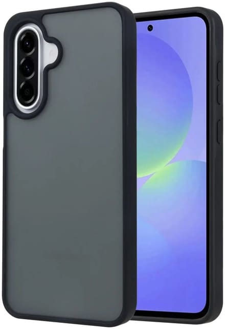 Hoesje Geschikt voor Samsung Galaxy A36 - Matte Back Cover - Zwart