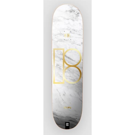 Plan B White Marble Gustavo 8.0"x31.55" Twin Skateboard Deck patroon