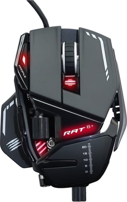 Mad Catz R.A.T. 8+ Optical Gaming Mouse - Gaming muis - Optisch - 11 knoppen - Zwart