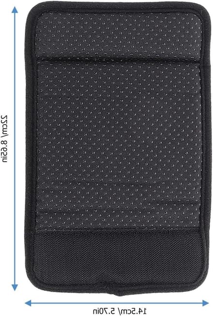 Loop Hulp Handvatten - Grip Pads - Comfortabel Gebruik - Traagschuim Vulling - 22 x 14.5 cm - Zwart